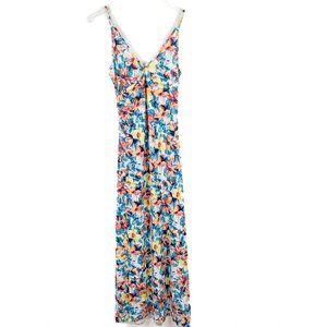 NWT Guess Willow Maxi Dress Wrap Floral Sleeveless Size Medium M NEW